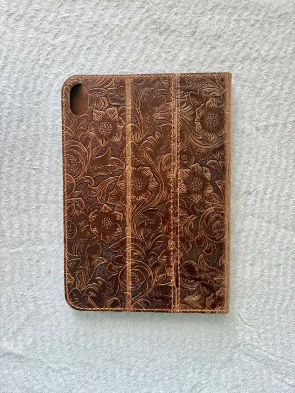 iPad Mini 7 Tooled Leather Case